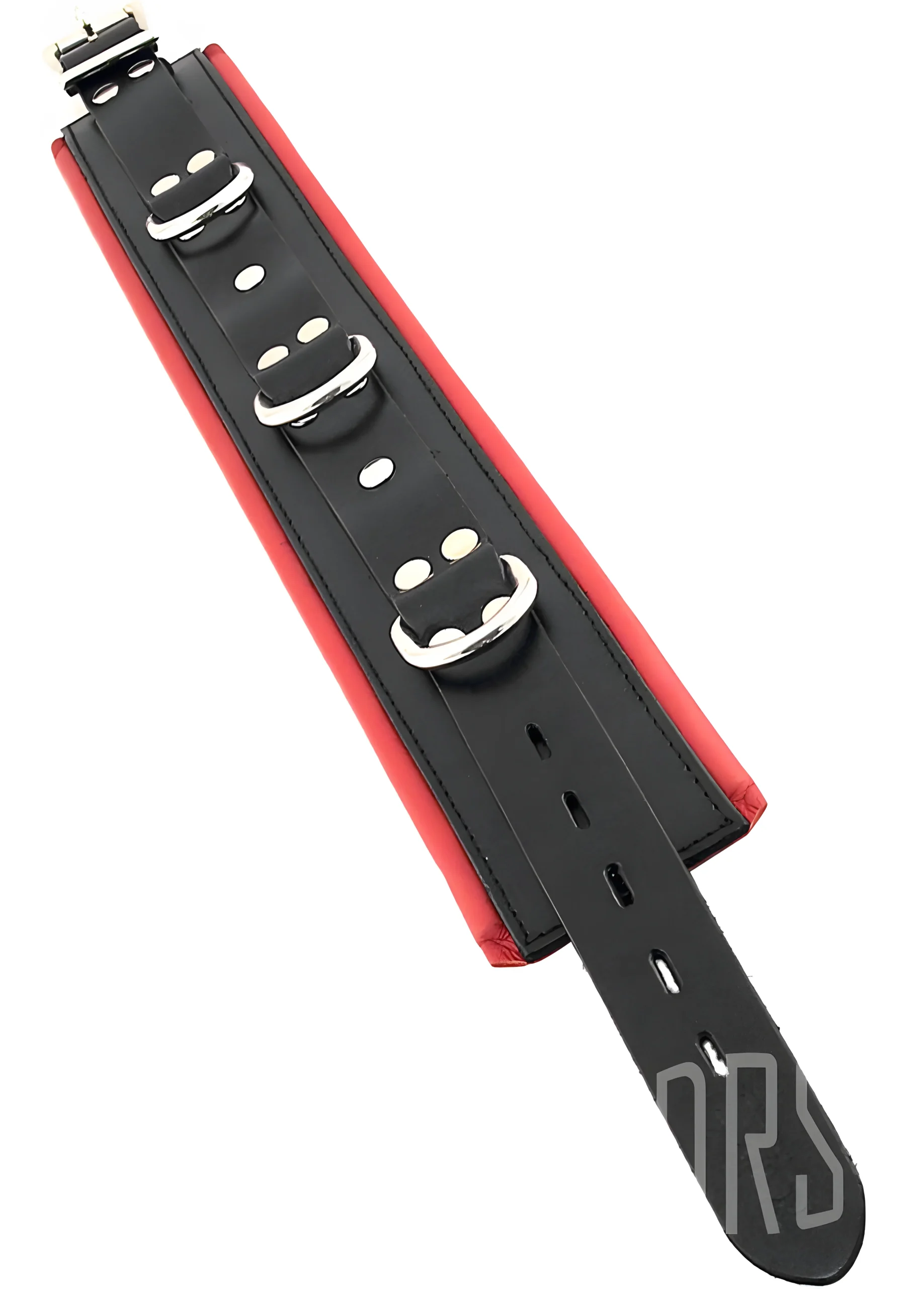 Rouge 3 Ring Padded Collar Black Red