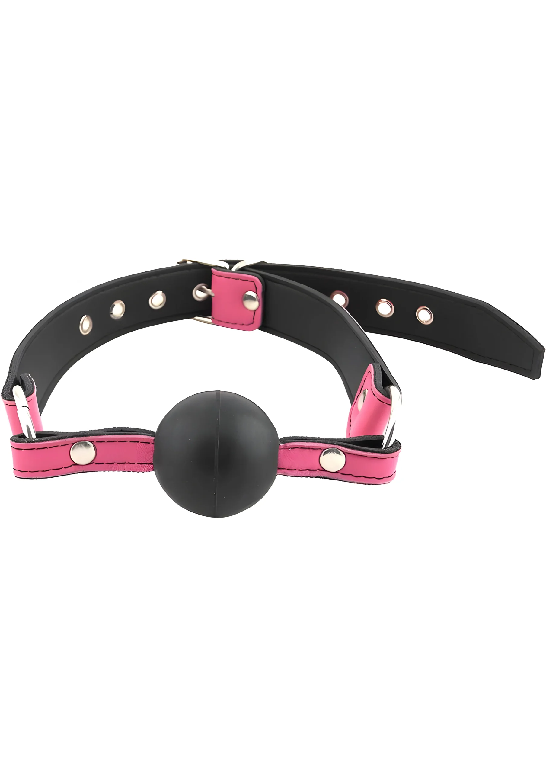 Pink Leather Ball Gag