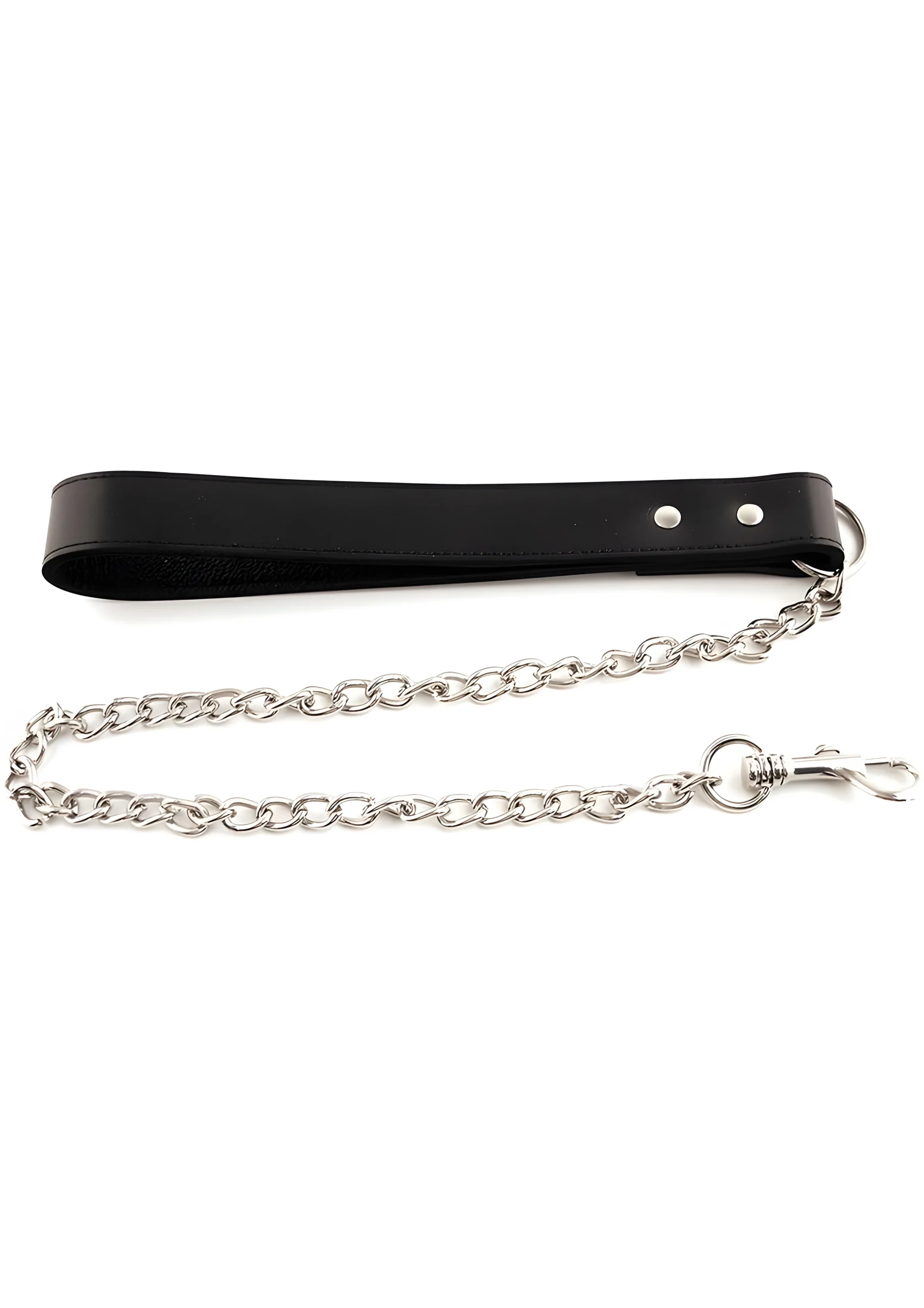 Leather Handle Chain Lead
