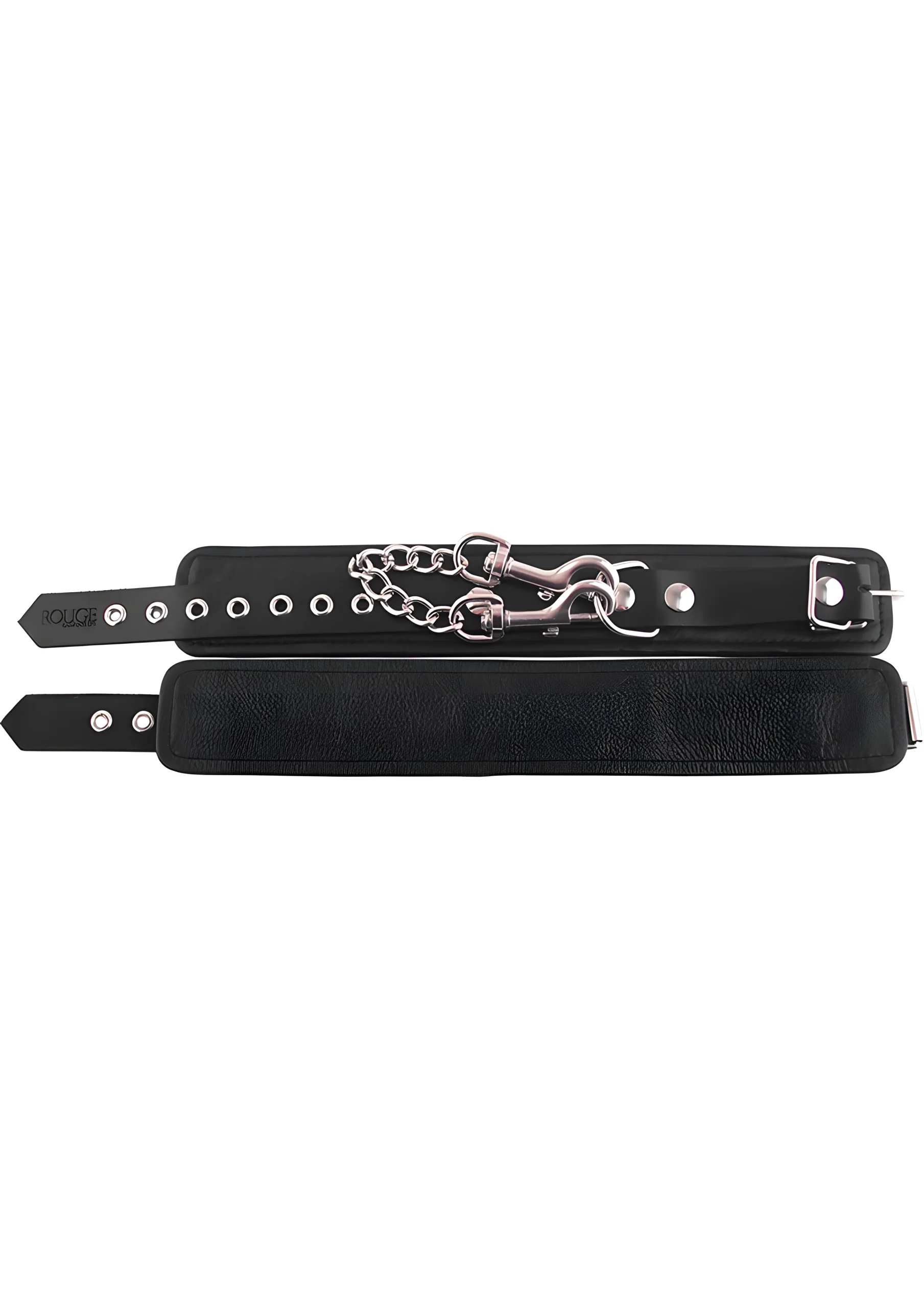 Rouge Plain Ankle Cuffs Black