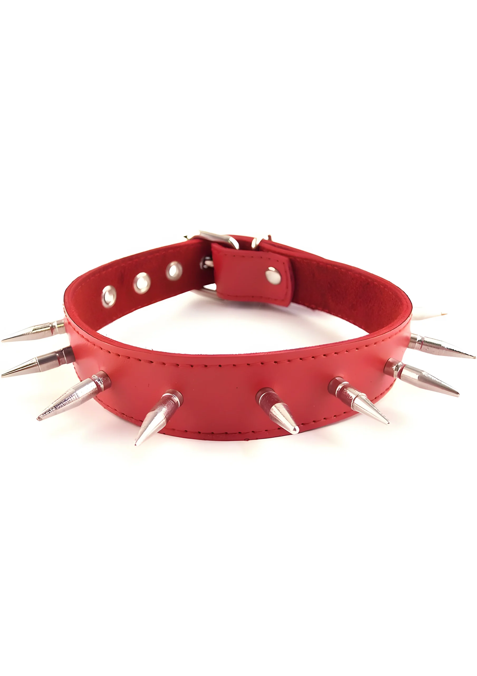 Rouge Spiked Collar Red