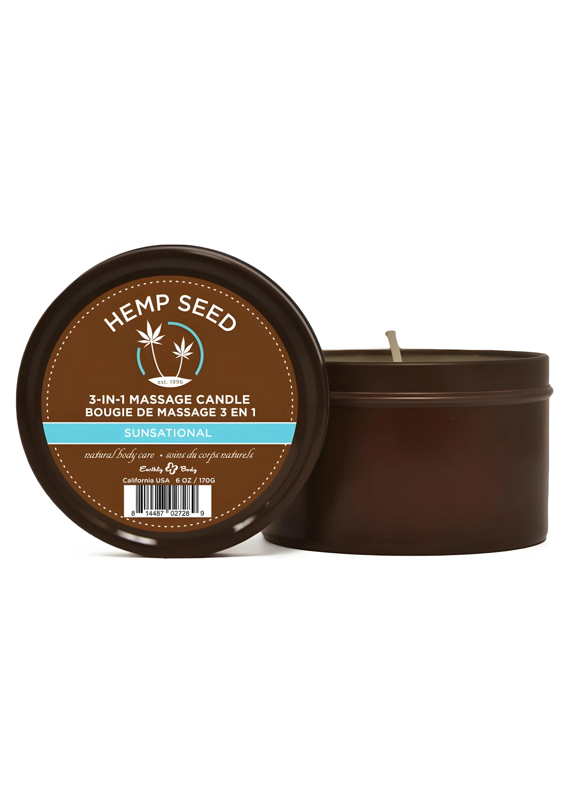 Round Massage Candle Sunsational 6oz