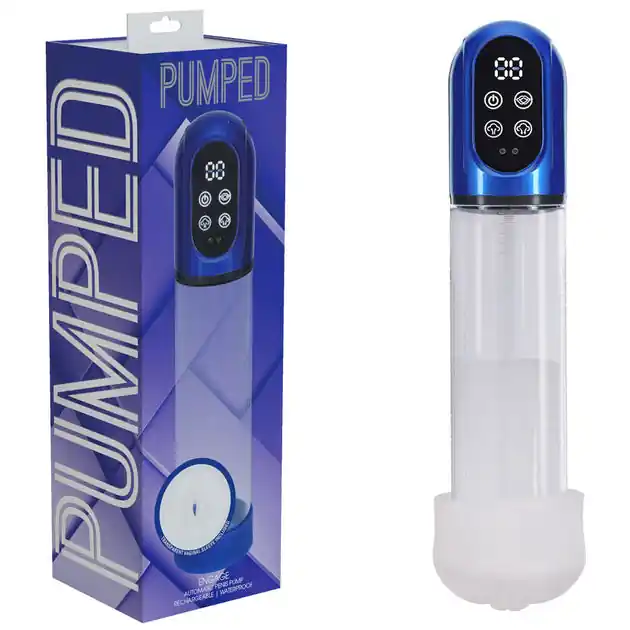 Worldwide Shipping PUMPED Engage Automatic Penis Pump – Blue