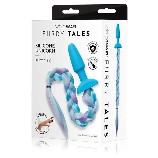 WhipSmart Furry Tales Silicone Unicorn Butt Plug Best Seller