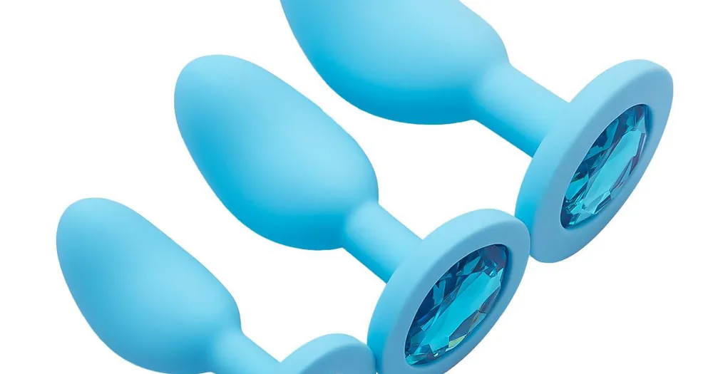 Seasonal Sale Magic Touch Fun Lil' Beanies Butt Plug Blue