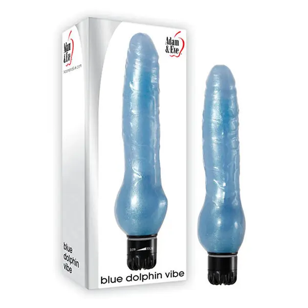 Adam & Eve Blue Dolphin Vibe Free Delivery