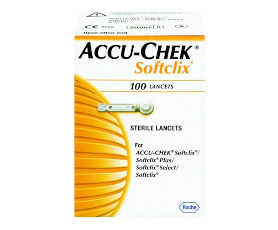 Accu-Chek Softclix Lancet 100 Sterile Lancets Express Delivery