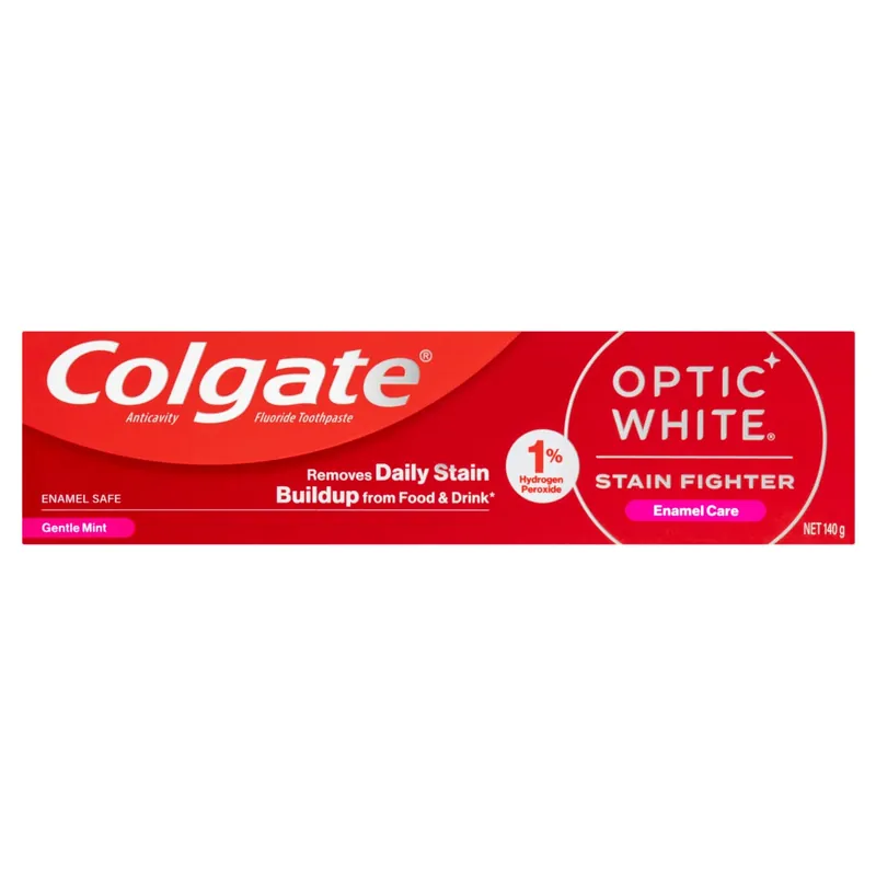 Colgate Optic White Enamel Care Toothpaste Mint 140g Same Day Shipping