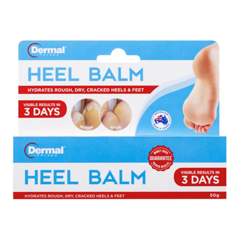 Worldwide Shipping Dermal Therapy Heel Balm 50g