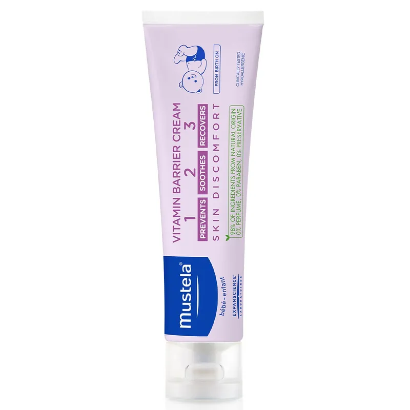 Mustela 123 Vitamin Barrier Cream 100ml Professional Grade
