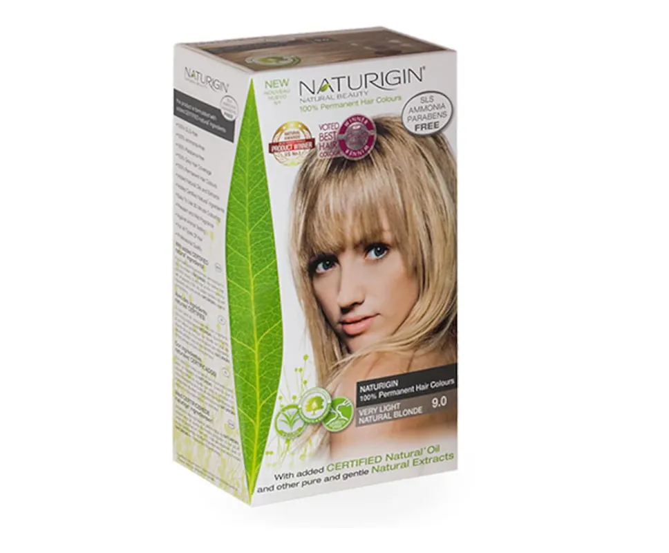 Naturigin Hair Colour 9.0 Very Light Natural Blonde Same Day Shipping