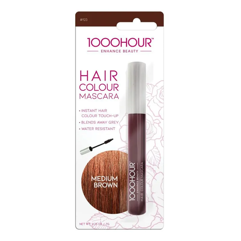 1000 Hour Hair Colour Mascara Medium Brown Cheap