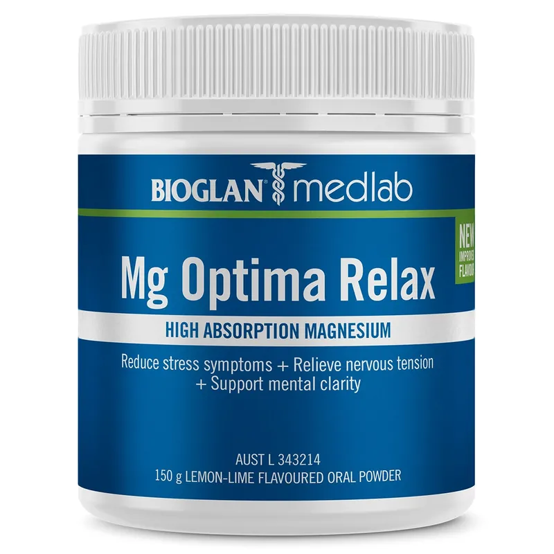 Medlab Mg Optima Relax Lemon-Lime Powder 150g Top Rated