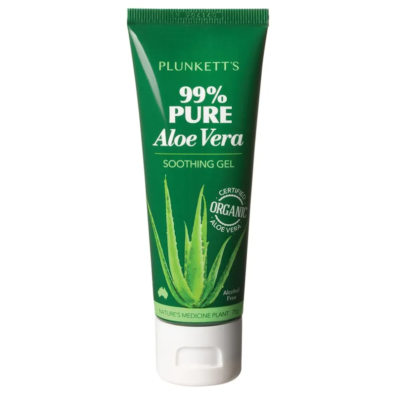 Plunketts 99% Pure Aloe Vera Soothing Gel Tube 75g Genuine