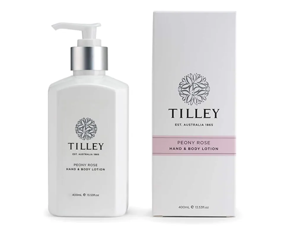 Crafted Tilley Body Lotion Peony Rose 400ml