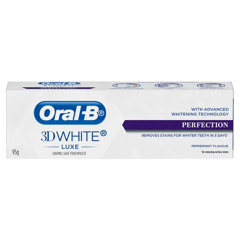 Worldwide Shipping Oral B 3D White Luxe Perfection Whitening Toothpaste 95g