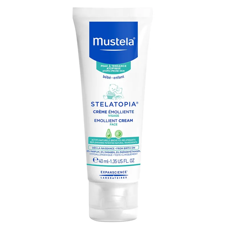 Limited Offer Mustela Stelatopia Emollient Face Cream 40ml