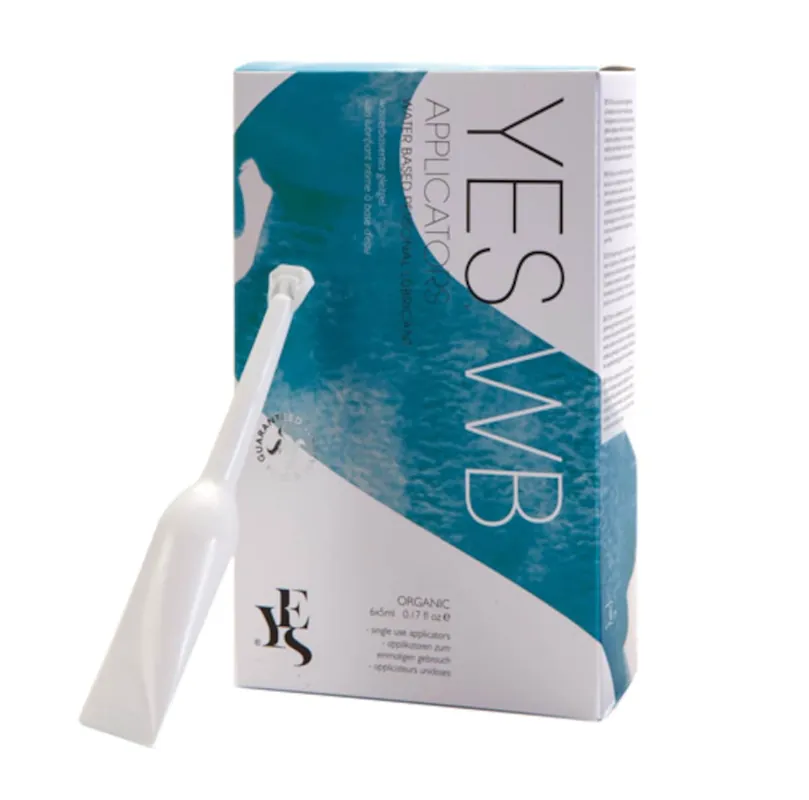 Yes Organic Lubricants Water Based Natural Lubricant 5ml x 6 Pack Trusted Brand