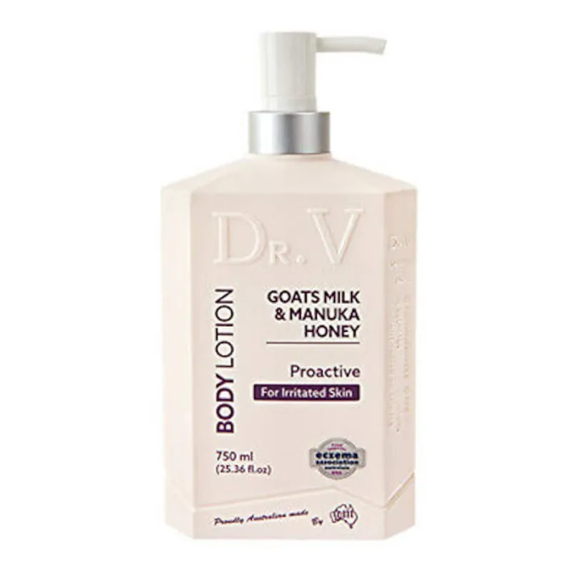 DR V Goats Milk & Manuka Honey Proactive Body Lotion 750ml Direct From Manufacturer