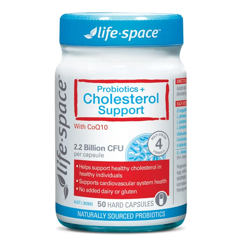 Mega Sale Life-Space Probiotic + Cholesterol Support 50 Capsules