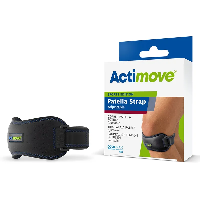 Actimove Sport Adjustable Patella Strap Universal Black Express Delivery