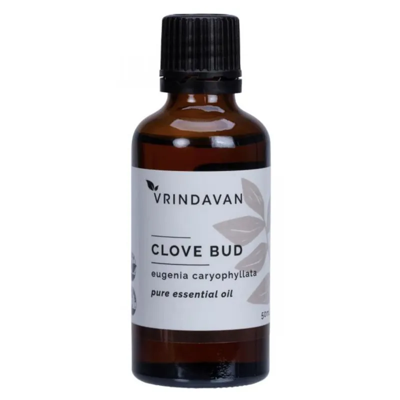 Vrindavan Essential Oil 100% Pure Clove Bud Oil 50ml Exclusive Offer