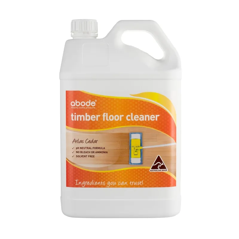 Abode Timber Floor Cleaner Atlas Cedar 4L Latest