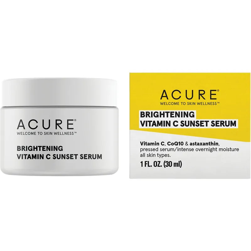 Acure Brightening Vitamin C Sunset Serum 30ml Fresh Stock