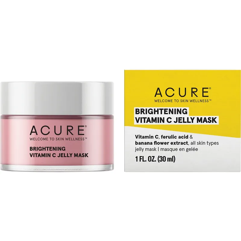 Acure Brightening Vitamin C Jelly Mask 30ml Shop Now