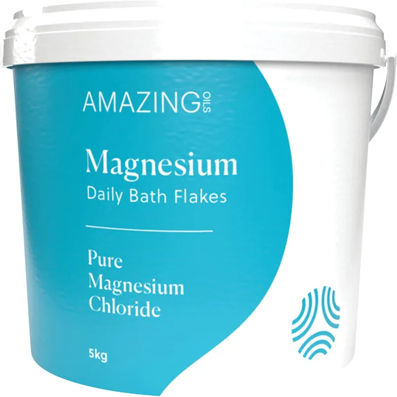 Amazing Oils Magnesium Daily Bath Flakes 5kg Exclusive Offer