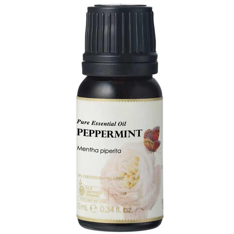 Worldwide Shipping Ausganica Certified Organic Peppermint Essential Oil 10ml