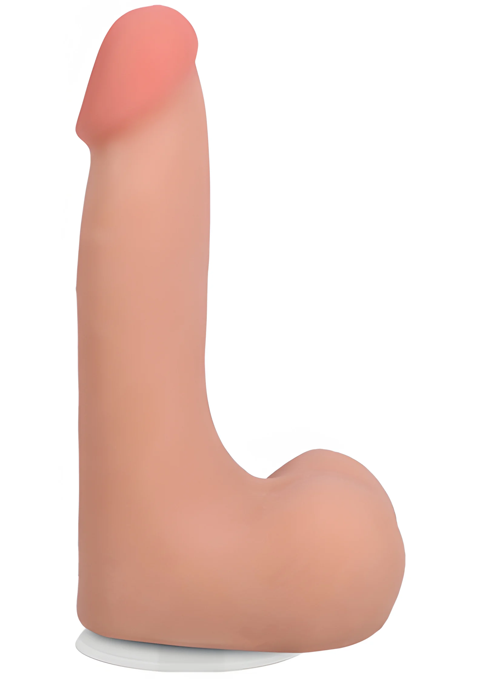 Realistic Cock Ultraskyn Vanilla 7 Inch With Balls