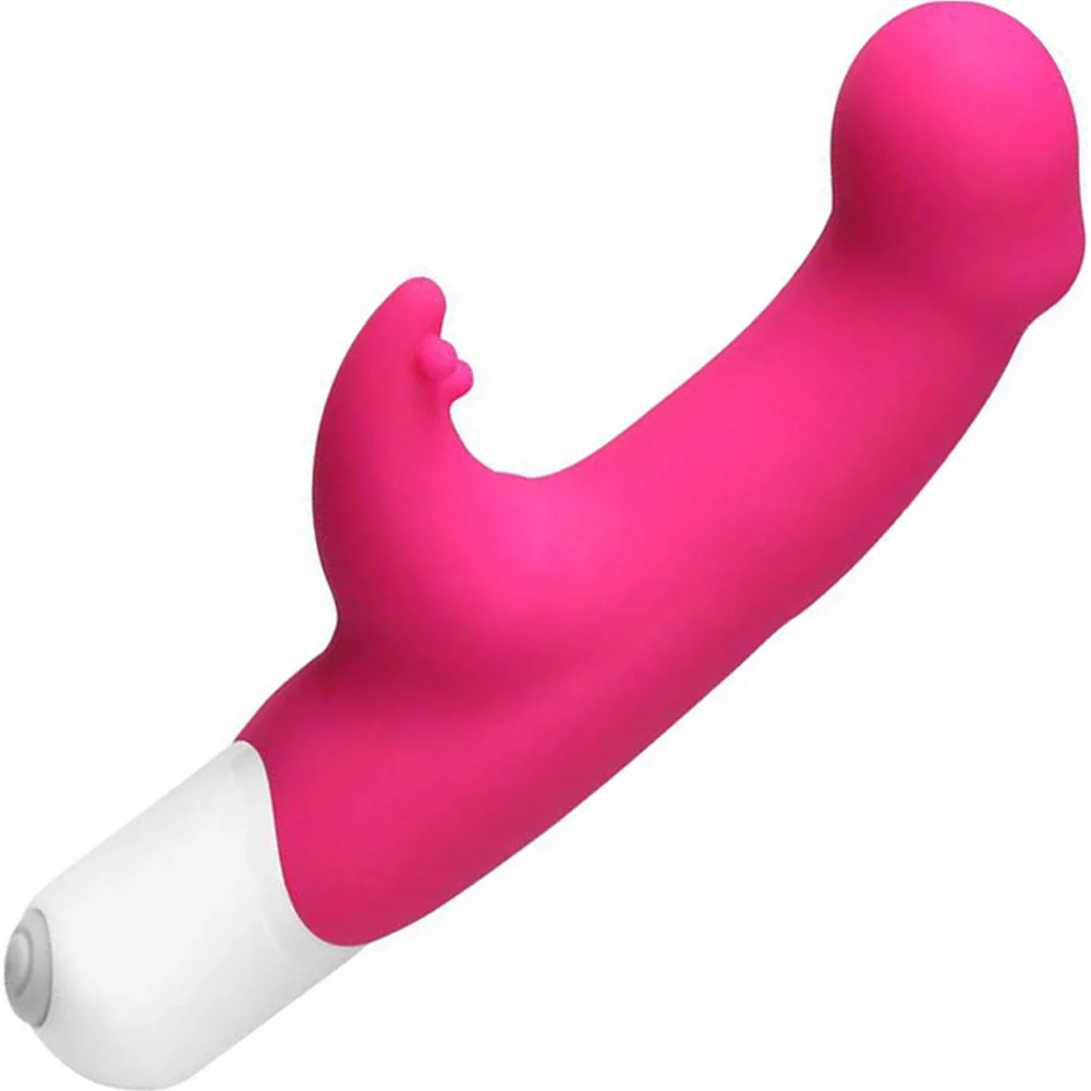 VeDO Joy Silicone Dual Action Female Vibe, 8.75", Hot in Bed Pink