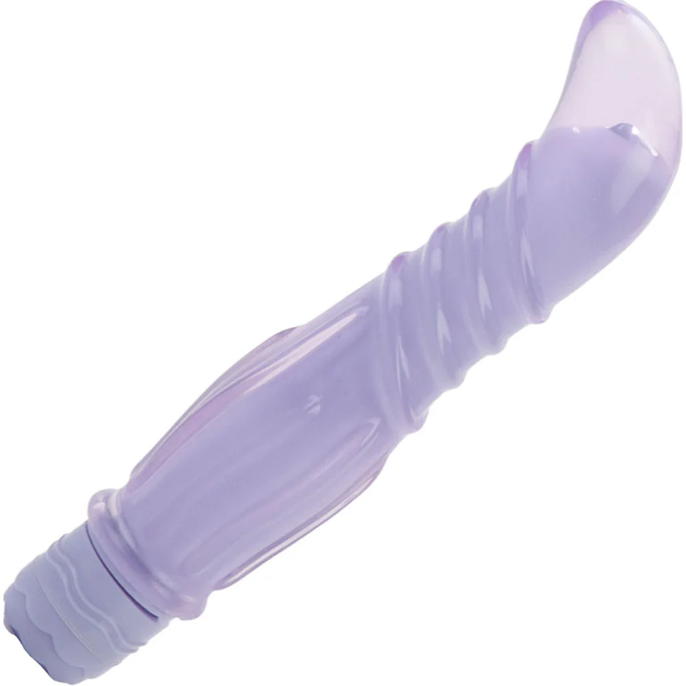 CalExotics First Time Softee Pleaser G-Spot Vibrator, 6", Purple