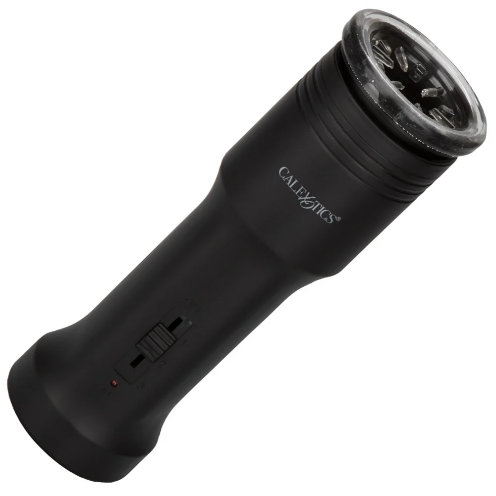 Optimum Power Ultimate Head Exciter Male Masturbator, 9", Black