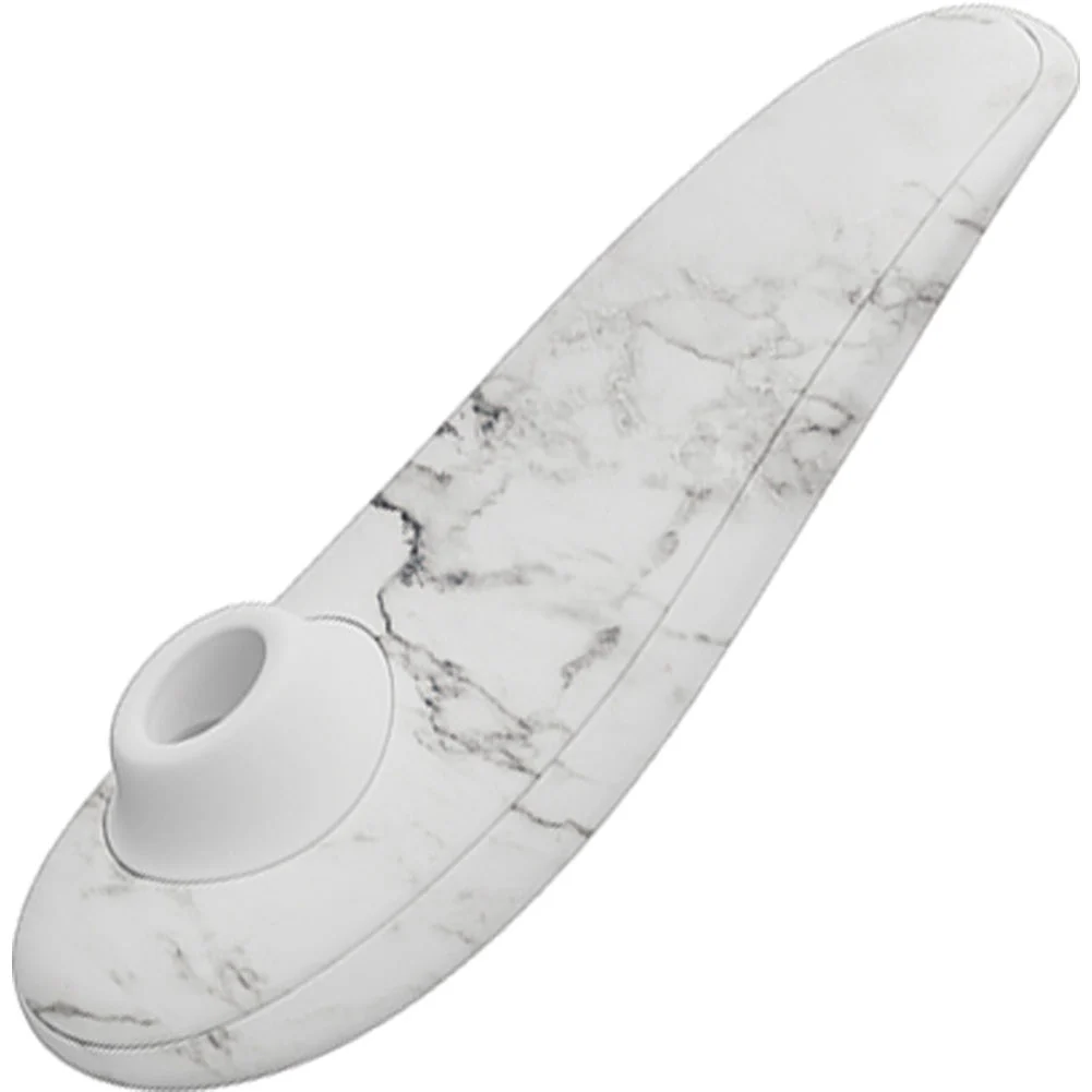 Womanizer Marilyn Monroe Classic 2 Pleasure Air Clitoral Vibrator, 5.8", White Marble