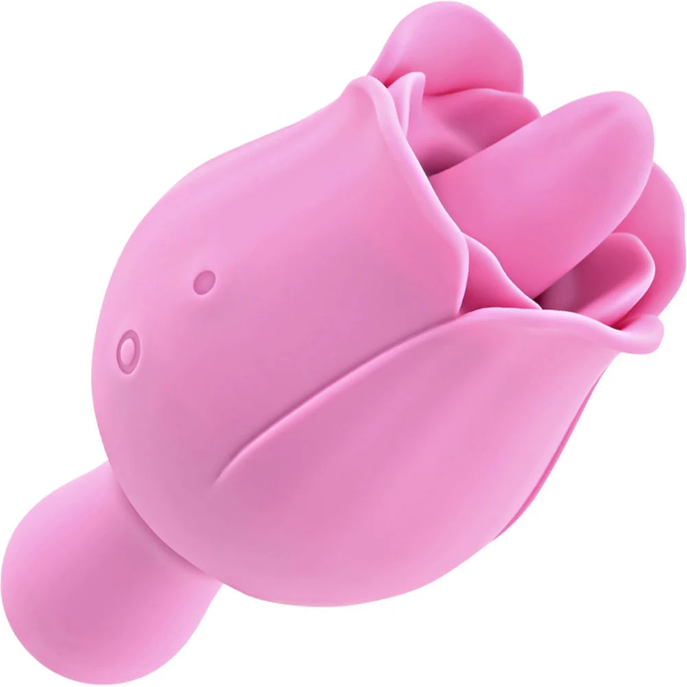 Adam & Eve Eves Ravishing Clit Flicking Rose, 4.25", Pink