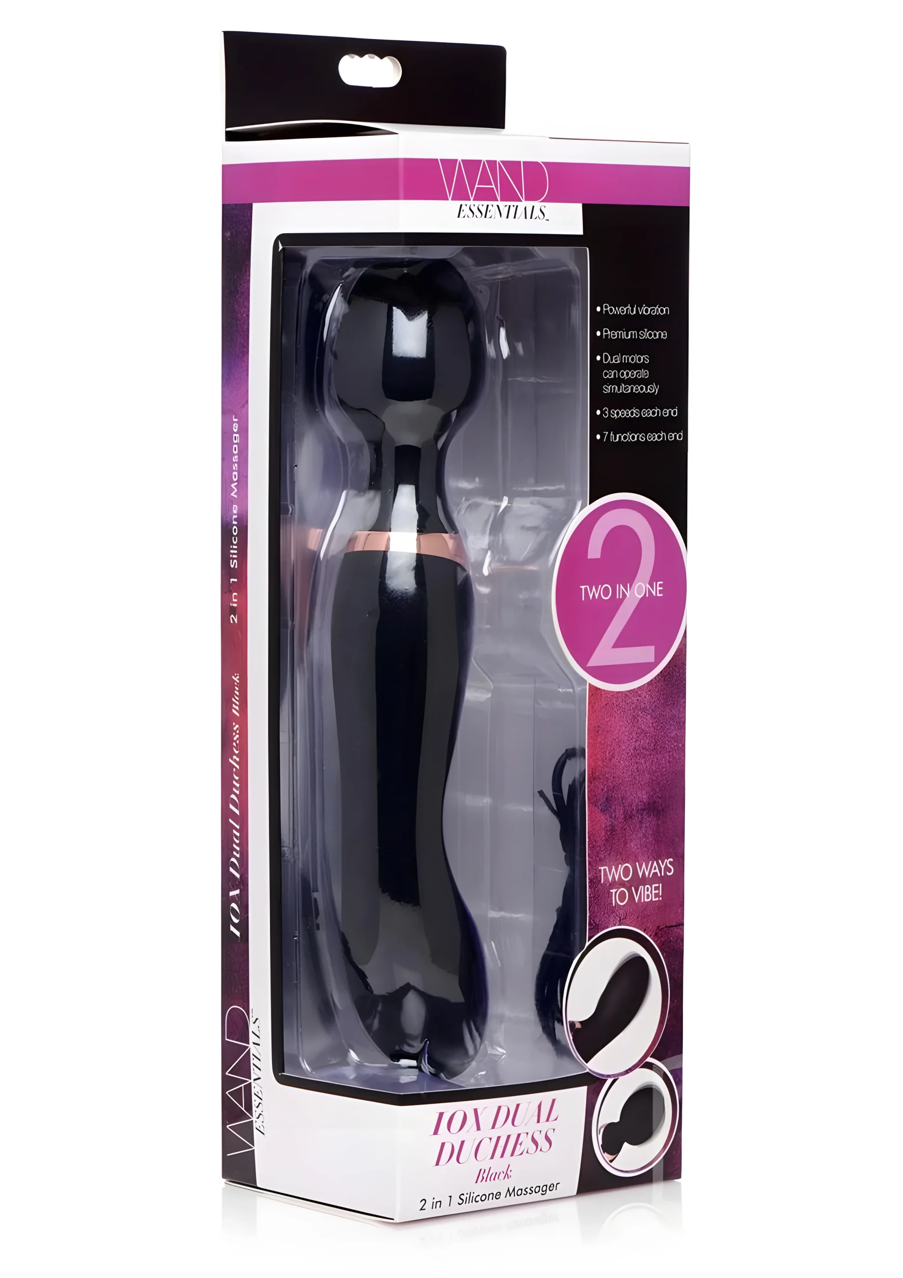 10X Dual Duchess 2-in-1 Silicone Massager