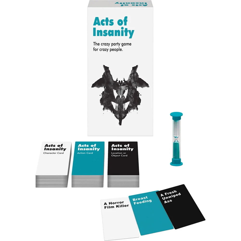 Acts of Insanity Party Game, 4 to 12 Players