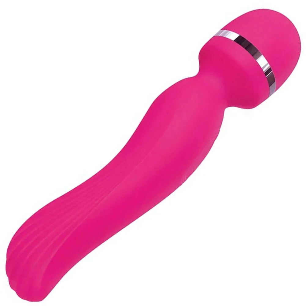 Adam and Eve Intimate Curves Rechargeable Body Wand, 7.75", Pink