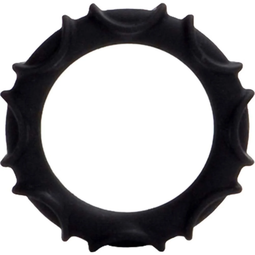 Adonis Atlas Silicone Ring, Black