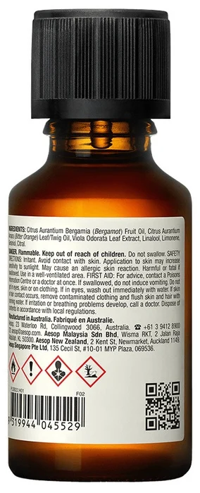 Aesop Oil Burner Blend