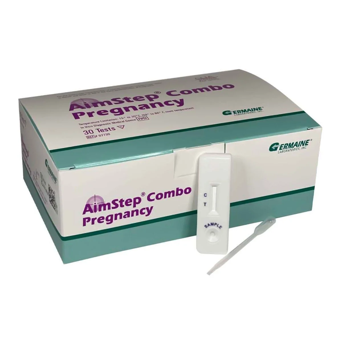 Aimstep Combo Hcg Pregnancy Fertility Reproductive Health Test Kit
