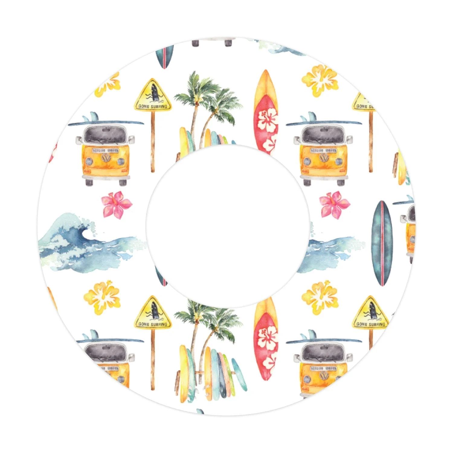 Aloha Surf PatchTape Designed for the FreeStyle Libre 2