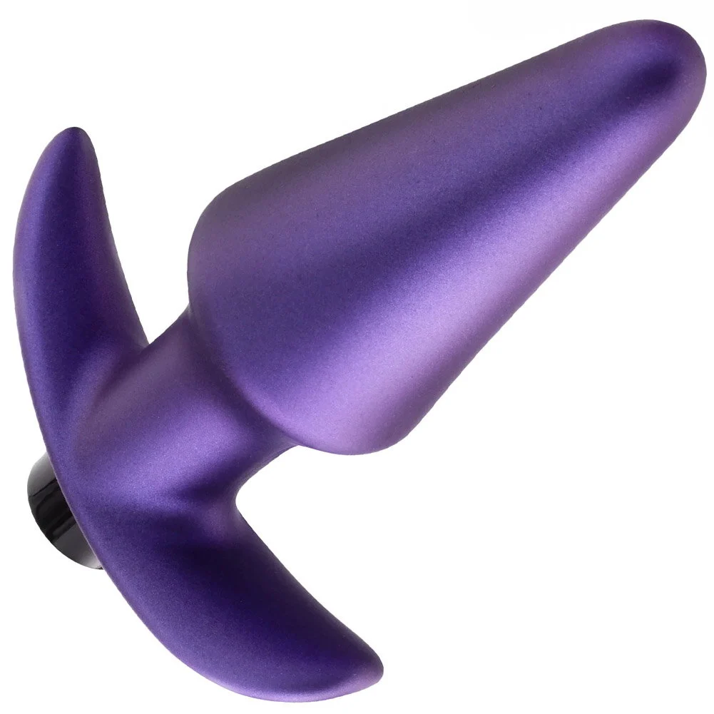 Anal Adventures Matrix Interstellar Vibrating Butt Plug, 5", Astro Violet
