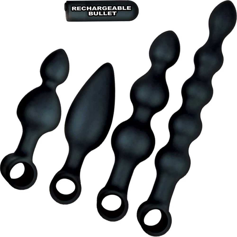 Anal-Ese Collection Vibrating Anal Fantasy Kit, Black
