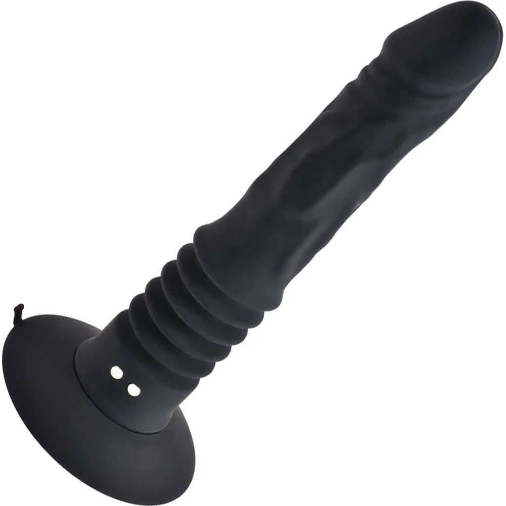 Anal Fantasy Elite Rechargeable Vibrating Ass Fucker, 12", Black
