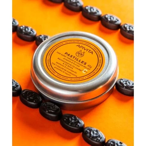 Apivita Propolis & Licorice Tablets for Throat Relief