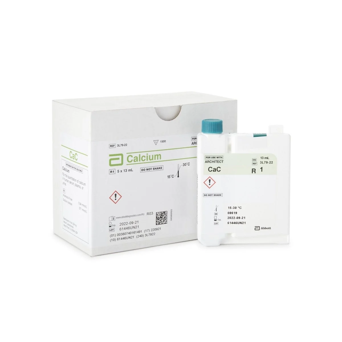 Architect Reagent Calcium Test For Use With Architect C16000 Analyzer