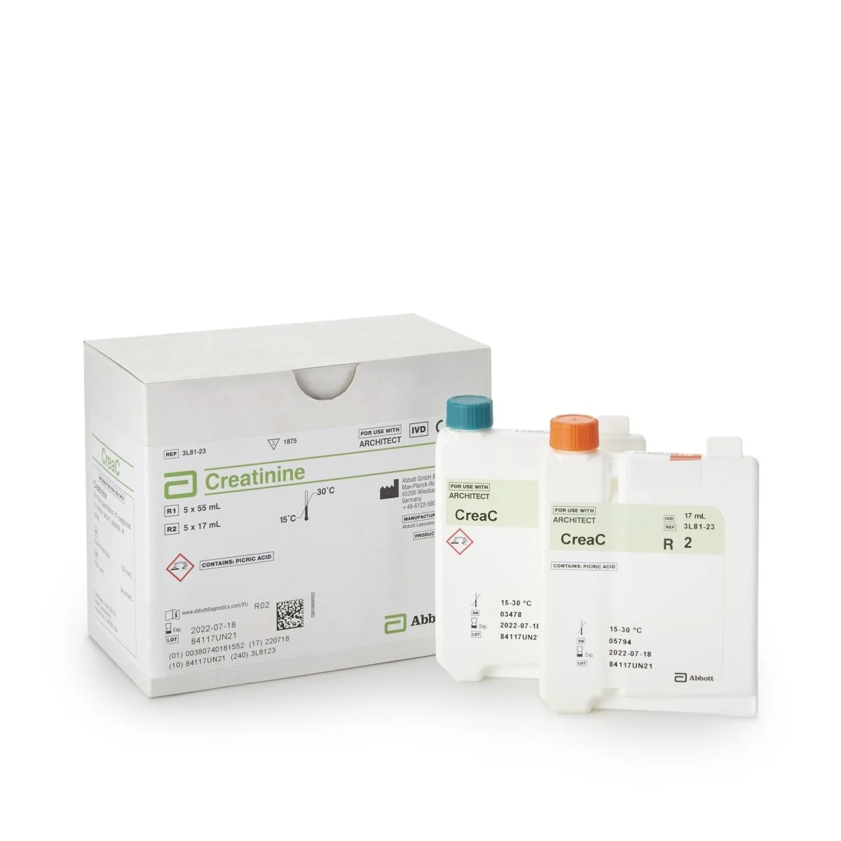 Architect Reagent Creatinine Test For Use With Architect C16000 Analyzer